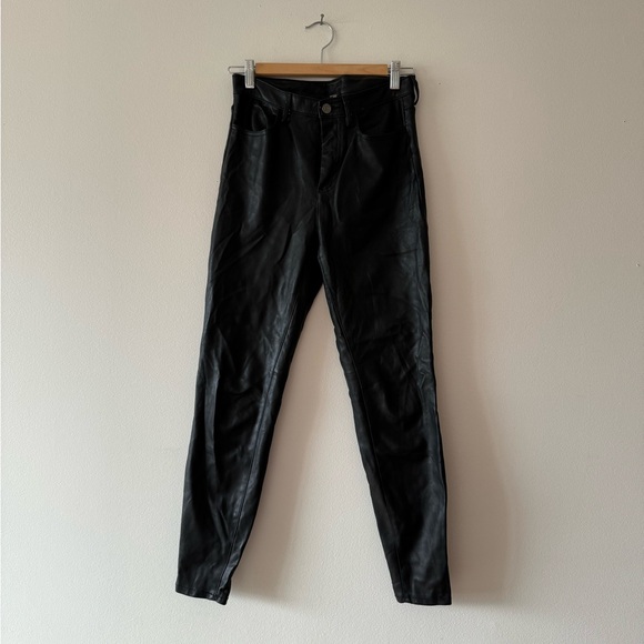 Free People Vegan Leather Pants - Picture 1 of 4
